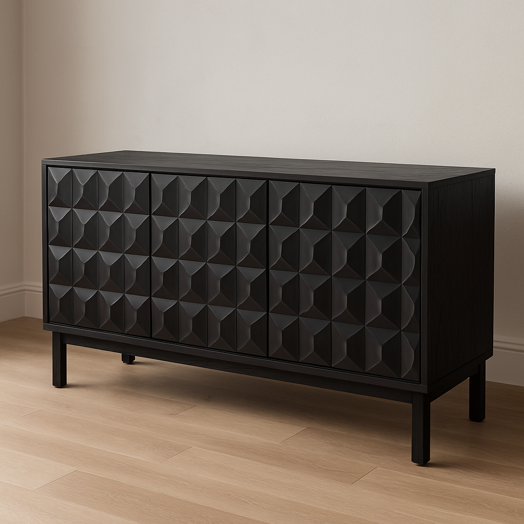 Credenza Ébano Geométrico