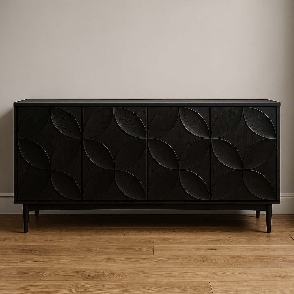 Credenza Noir Geométrico